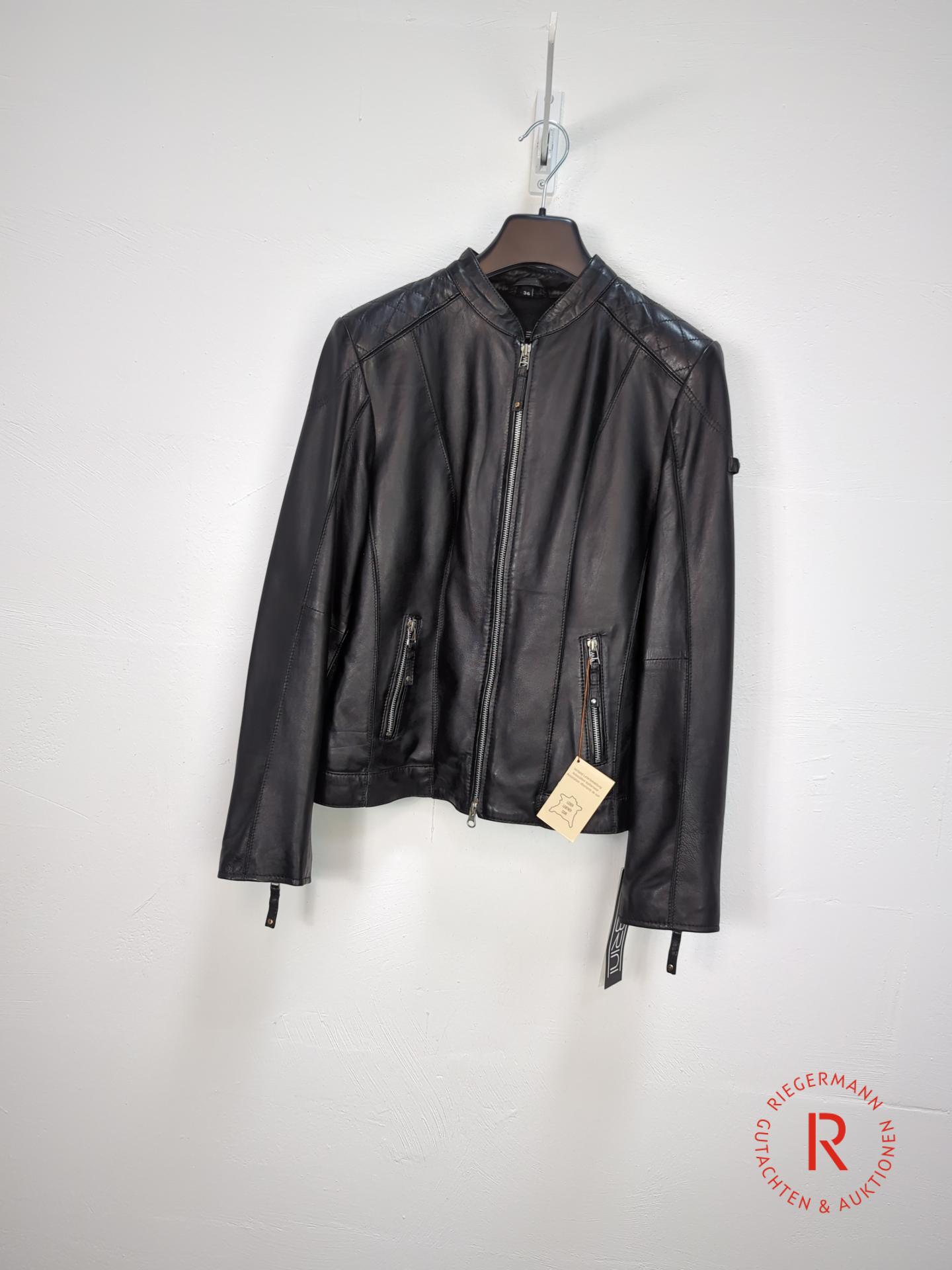 DAMEN LEDERJACKE GRÖSSE 36